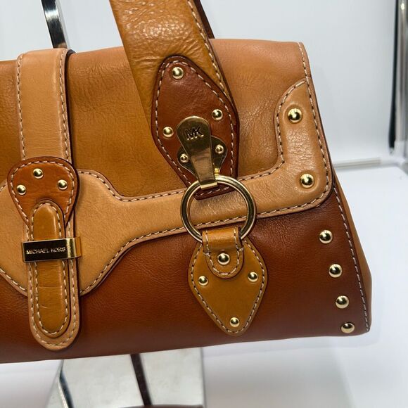 Michael Michael Kors Vintage Saddle Leather Handbag with Dust Bag - Picture 3 of 16